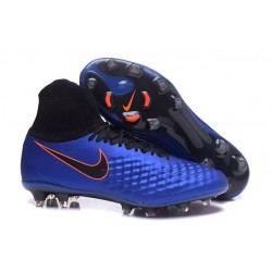 Scarpa Calcio Nuovo Nike Magista Obra 2 FG Blu Nero