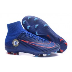 Nike Mercurial Superfly V FG Nuovo Scarpa da Calcio Uomo Chelsea Blu