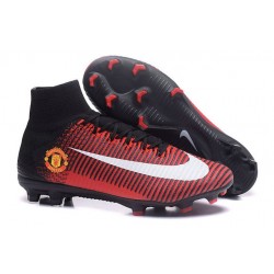 Nike Mercurial Superfly V FG Nuovo Scarpa da Calcio Manchester United Rosso