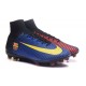 Nike Mercurial Superfly V FG Nuovo Scarpa da Calcio Barcelona Blu