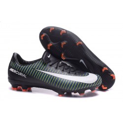 Nike Scarpa da Calcio Mercurial Vapor 11 FG ACC Nero Bianco Verde