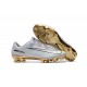 Nike Mercurial Vapor Vitórias XI FG Scarpe Calcio Uomo Bianco Oro