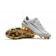 Nike Mercurial Vapor Vitórias XI FG Scarpe Calcio Uomo Bianco Oro