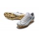 Nike Mercurial Vapor Vitórias XI FG Scarpe Calcio Uomo Bianco Oro