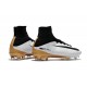 Nike Mercurial Superfly 5 FG 2017 Scarpe Calcio Uomo Bianco Oro Nero