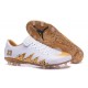 Scarpini Calcio Nuove Nike Hypervenom Phinish FG Neymar Jordan Bianco Oro