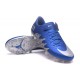 Scarpini Calcio Nuove Nike Hypervenom Phinish FG Neymar Jordan NJR Blu Metallico