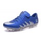 Scarpini Calcio Nuove Nike Hypervenom Phinish FG Neymar Jordan NJR Blu Metallico