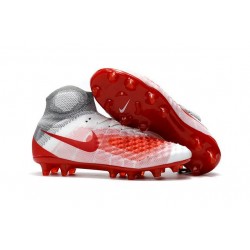 Scarpa Calcio Nuovo Nike Magista Obra 2 FG Bianco Rosso