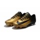 Nike Mercurial Vapor XI FG Scarpe Calcio Uomo Nero Oro