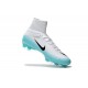 Scarpa da Calcio Nuovo Nike Mercurial Superfly V FG Bianco Blu Nero