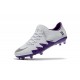 Scarpini Calcio Nuove Nike Hypervenom Phinish FG Neymar X Jordan Bianco Viola