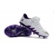 Scarpini Calcio Nuove Nike Hypervenom Phinish FG Neymar X Jordan Bianco Viola