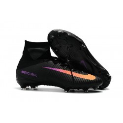 Scarpa da Calcio Nuovo Nike Mercurial Superfly V FG Nero Arancio