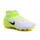 Nike Magista Obra II FG Uomo 2017 Scarpe da Calcio Bianco Giallo