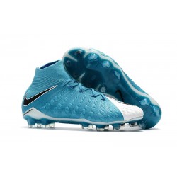 Scarpe Calcio Nike Hypervenom Phantom 3 Dynamic Fit FG - Blu Bianco