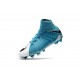 Scarpe Calcio Nike Hypervenom Phantom 3 Dynamic Fit FG - Blu Bianco