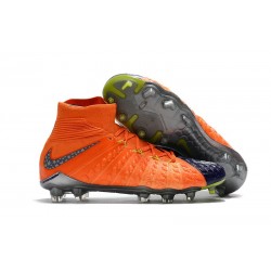 Scarpe Calcio Nike Hypervenom Phantom 3 Dynamic Fit FG - Arancio Nero