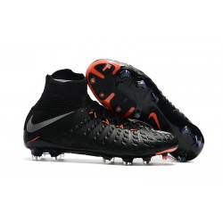 Scarpe Calcio Nike Hypervenom Phantom 3 Dynamic Fit FG - Nero Metallico