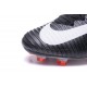 Scarpa da Calcio Nuovo Nike Mercurial Superfly V FG Nero Bianco