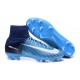 Scarpa da Calcio Nuovo Nike Mercurial Superfly V FG Blu Bianco