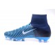 Scarpa da Calcio Nuovo Nike Mercurial Superfly V FG Blu Bianco