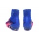 Scarpa da Calcio Nuovo Nike Mercurial Superfly V FG Rosa Blu