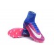 Scarpa da Calcio Nuovo Nike Mercurial Superfly V FG Rosa Blu