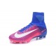 Scarpa da Calcio Nuovo Nike Mercurial Superfly V FG Rosa Blu