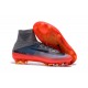 Scarpa da Calcio Nuovo Nike Mercurial Superfly V FG Gris Orange Noir