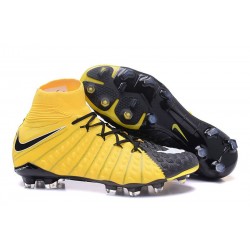 Scarpe Calcio Nike Hypervenom Phantom 3 Dynamic Fit FG Giallo Nero