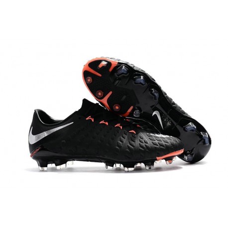 Scarpe Nike HyperVenom Phantom 3 FG ACC Nero Metallico