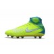 Nike Magista Obra II FG Uomo 2017 Scarpe da Calcio Volt Bianco Blu Chlorine