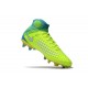 Nike Magista Obra II FG Uomo 2017 Scarpe da Calcio Volt Bianco Blu Chlorine