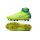 Nike Magista Obra II FG Uomo 2017 Scarpe da Calcio Volt Bianco Blu Chlorine