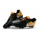 Scarpe da Calcio Nuovo 2017 Nike Tiempo Legend VII FG Nero Giallo