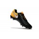 Scarpe da Calcio Nuovo 2017 Nike Tiempo Legend VII FG Nero Giallo