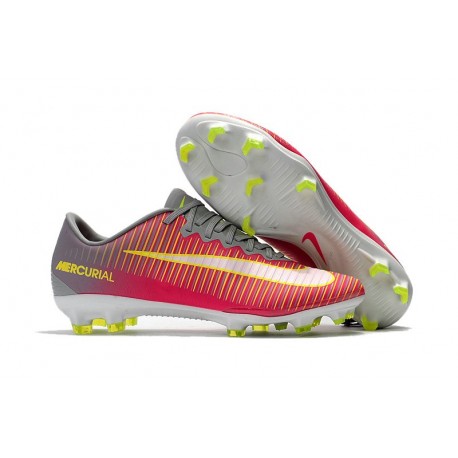 Nike Mercurial Vapor 11 FG Scarpa Nuove 2017 - Rosa Grigio Bianco