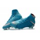 Nike Hypervenom Phantom III DF FG Nuovo Scarpa Uomo - Blu Bianco