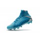 Nike Hypervenom Phantom III DF FG Nuovo Scarpa Uomo - Blu Bianco