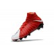Scarpe Calcio Nike Hypervenom Phantom 3 Dynamic Fit FG Rosso Bianco