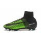 Nike Nuovo Scarpa Calcio Mercurial Superfly 5 FG Uomo Verde Nero