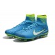 Nike Nuovo Scarpa Calcio Mercurial Superfly 5 FG Neymar Blu