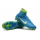 Nike Nuovo Scarpa Calcio Mercurial Superfly 5 FG Neymar Blu