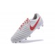 Scarpe da Calcio Nuovo 2017 Nike Tiempo Legend VII FG Bianco Rosso