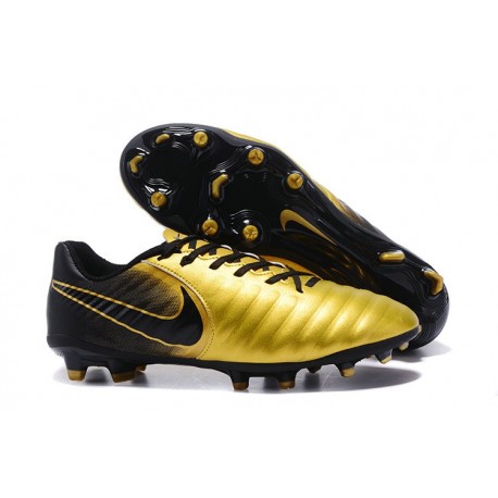 Nike Scarpa Calcio Uomo Tiempo Legend VII FG - Oro Nero