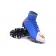 Nike Hypervenom Phantom III DF FG Nuovo Scarpa Uomo - Blu Bianco Rosso