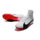 Nike Nuovo Scarpa Calcio Mercurial Superfly 5 FG Uomo Bianco Rosso Nero