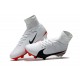 Nike Nuovo Scarpa Calcio Mercurial Superfly 5 FG Uomo Bianco Rosso Nero