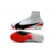 Nike Nuovo Scarpa Calcio Mercurial Superfly 5 FG Uomo Bianco Rosso Nero